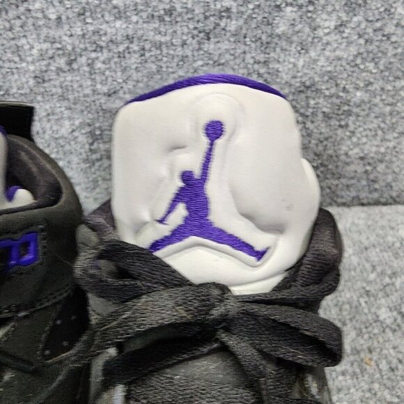 Nike Jordan size 6.5Y Son Of Low GS Shoes Black/Grape Ice-White 580604 008 - Picture 5 of 16